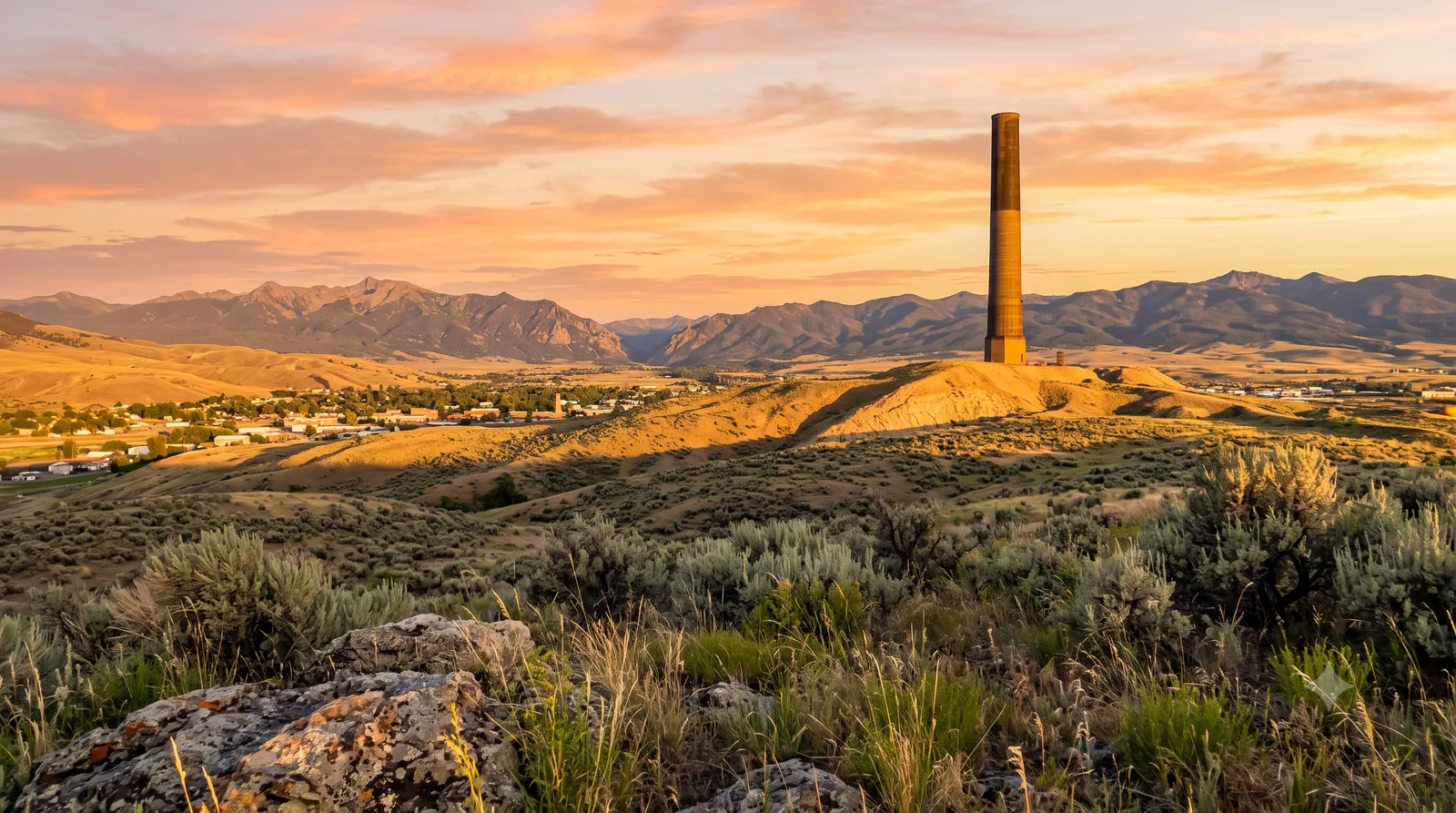 Anaconda Smelter Stack, Montana
