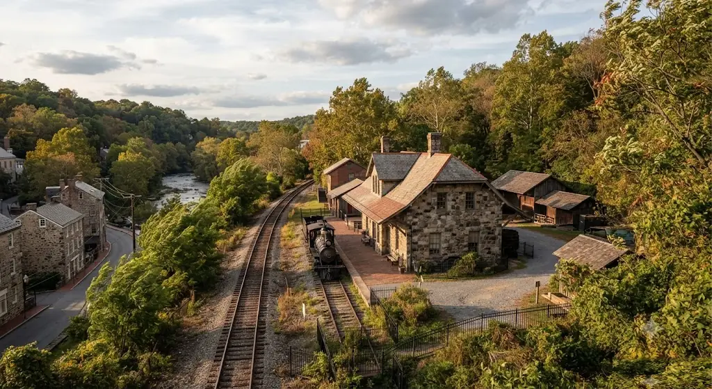 B&O Railroad Museum Ellicott City Station, Maryland