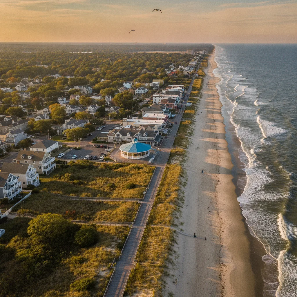 Bethany Beach & Boardwalk, Delaware