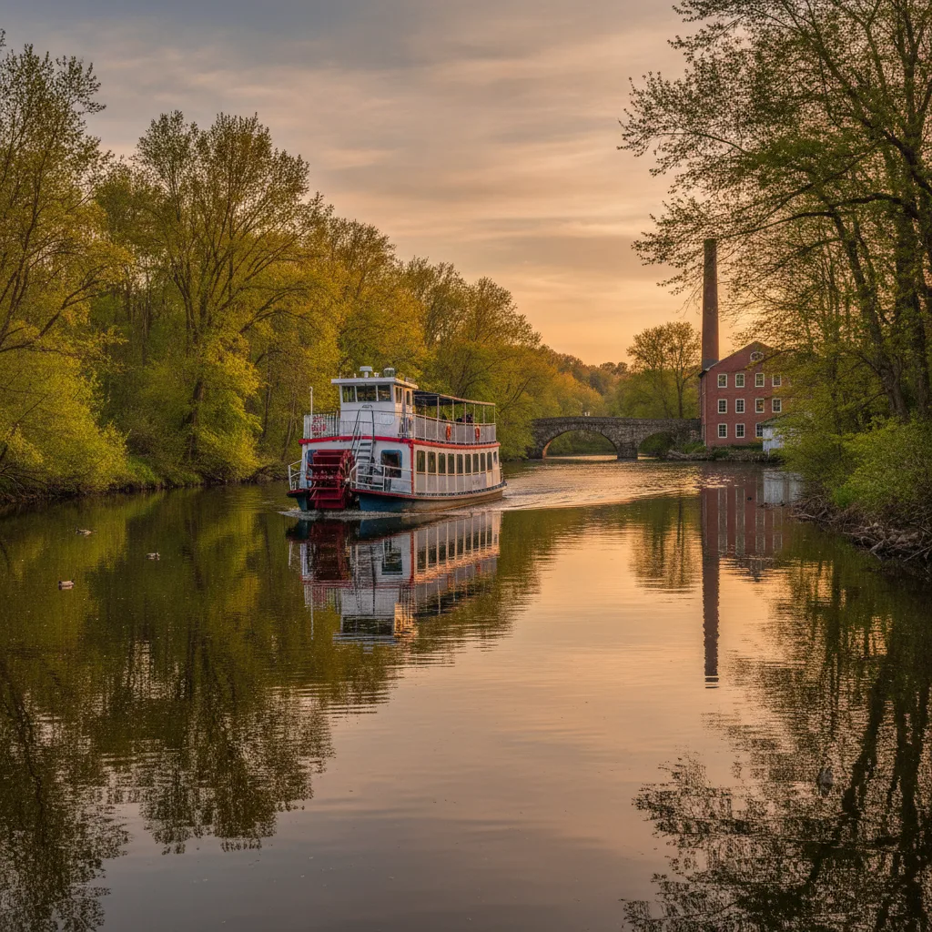 Blackstone Valley Explorer Riverboat, Rhode Island