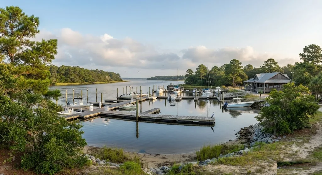 Carolina Beach State Park Marina, North Carolina