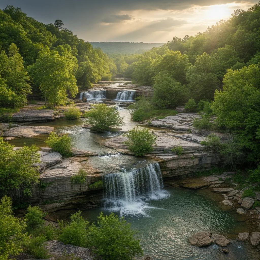 Chase Lake Falls, Kansas