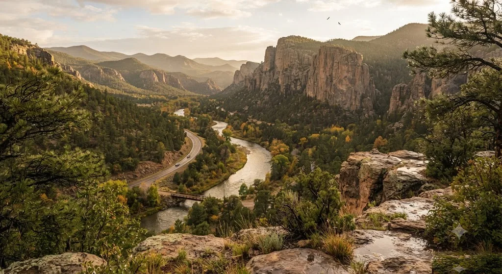 Cimarron Canyon State Park, New Mexico