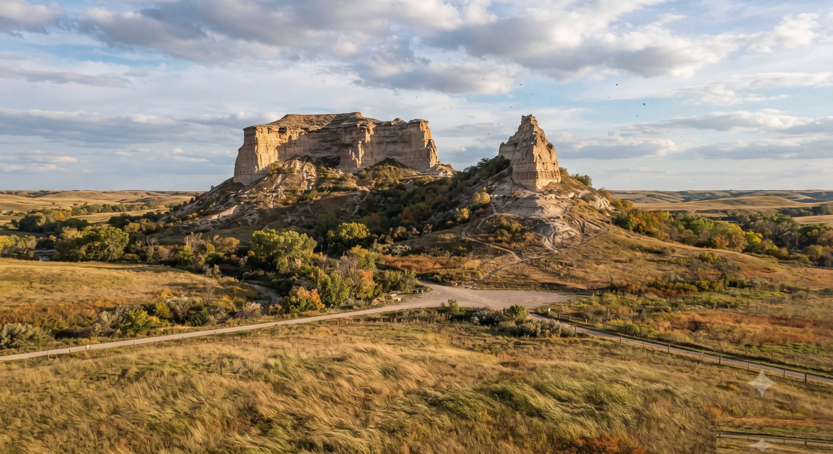 Courthouse and Jail Rocks, Nebraska