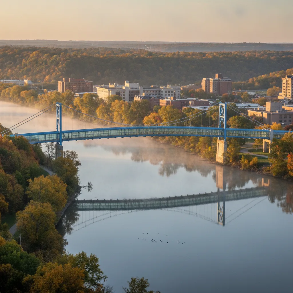 Davenport Skybridge, Iowa
