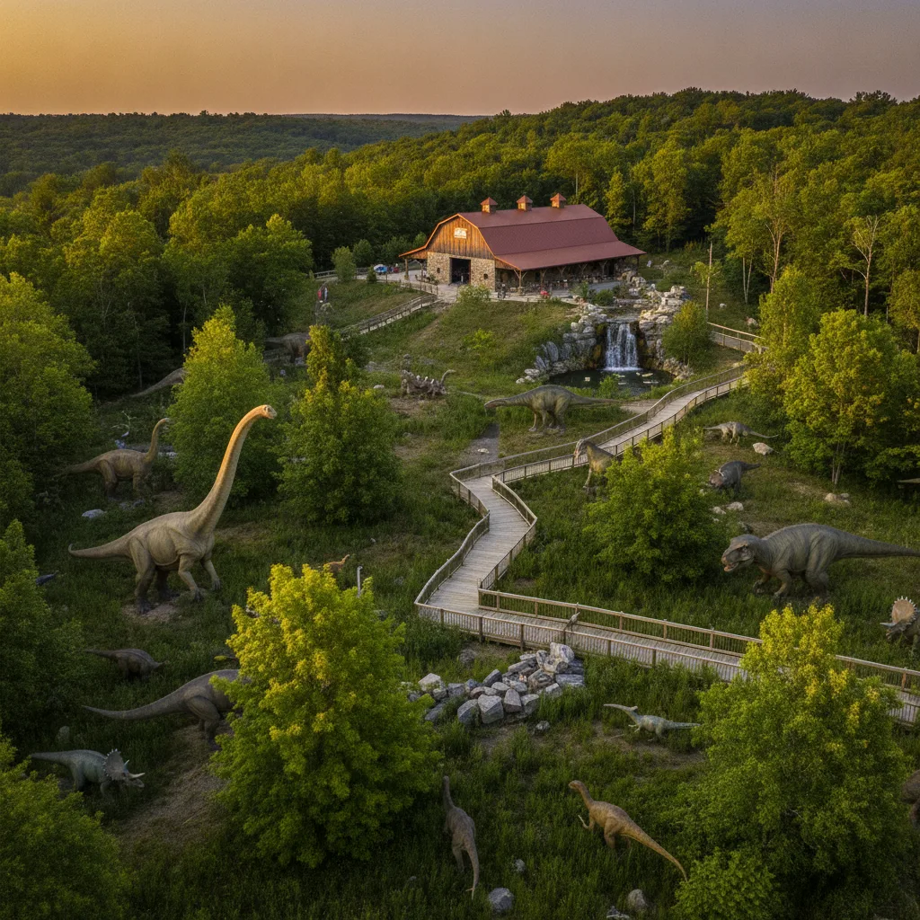 Dinosaur Place at Nature's Art Village, Connecticut