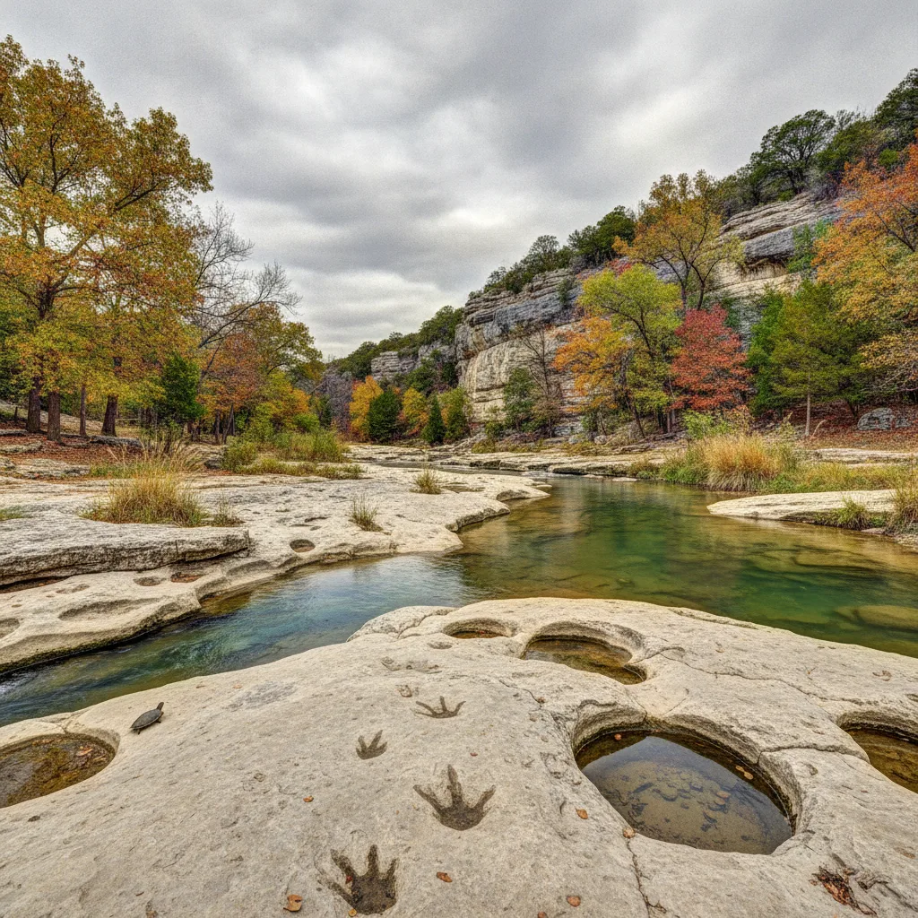 Dinosaur Valley State Park - Blue Hole Swimming Area, Texas