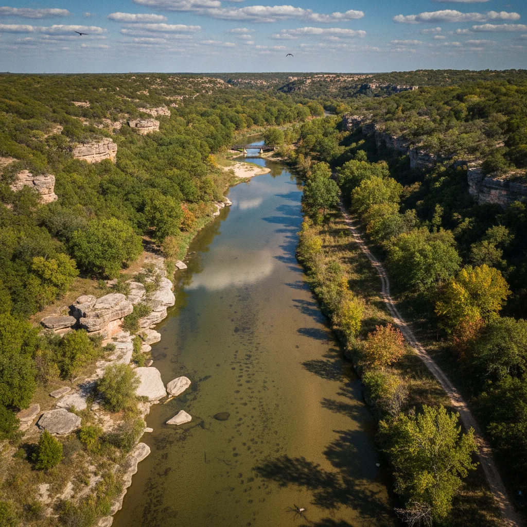 Dinosaur Valley State Park - Denio Creek Trail, Texas