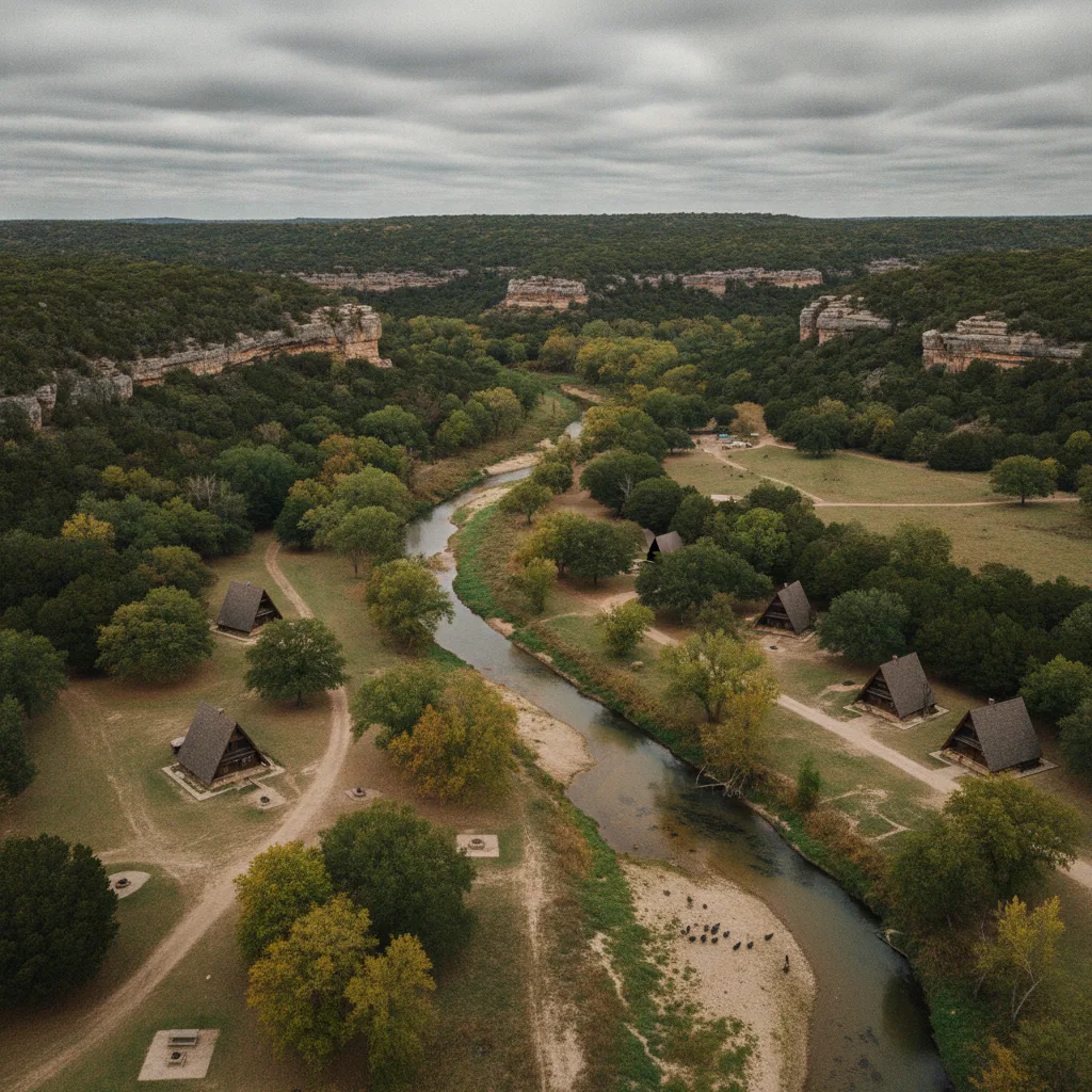 Dinosaur Valley State Park - Group Camp Area, Texas