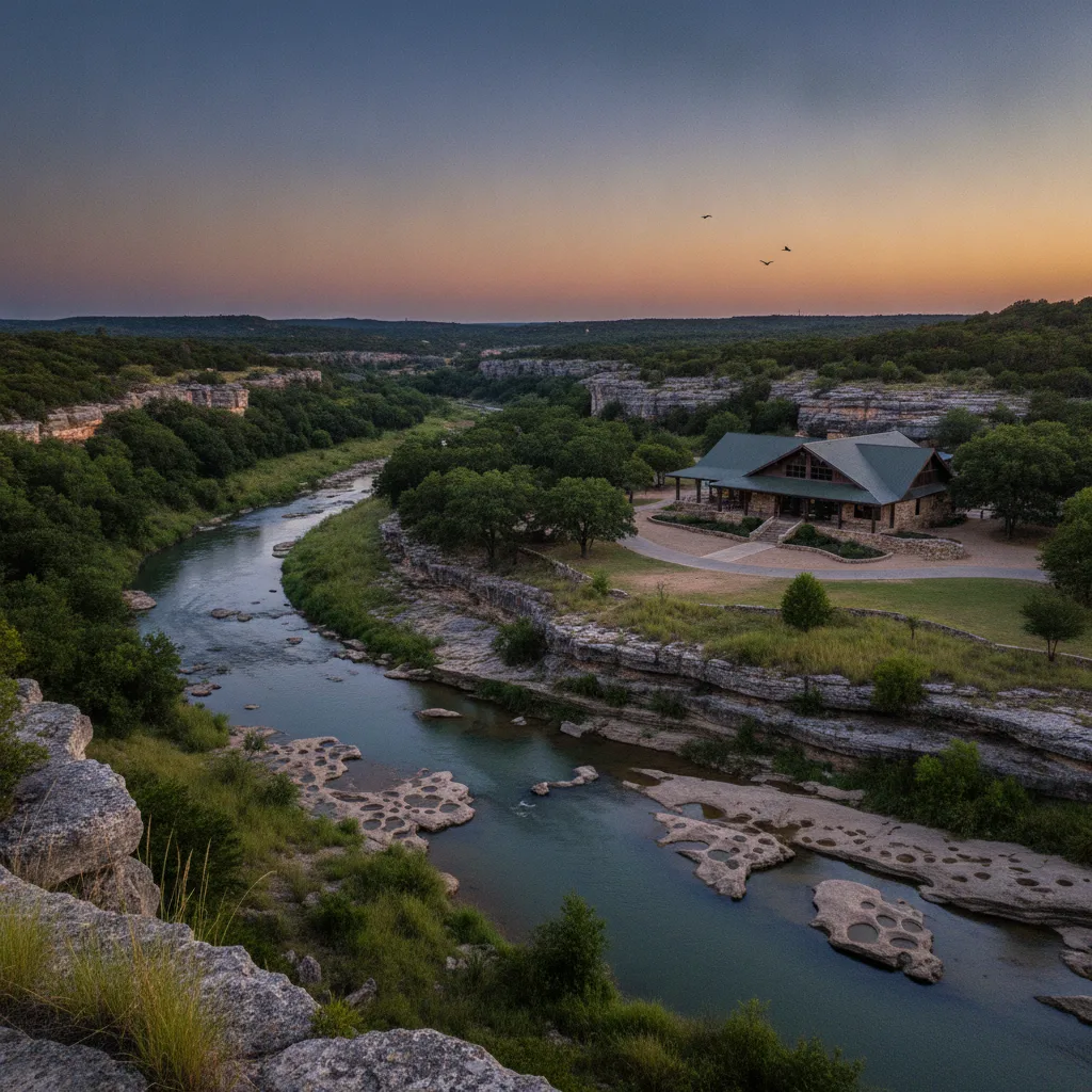 Dinosaur Valley State Park - Main Track Site Overlook, Texas