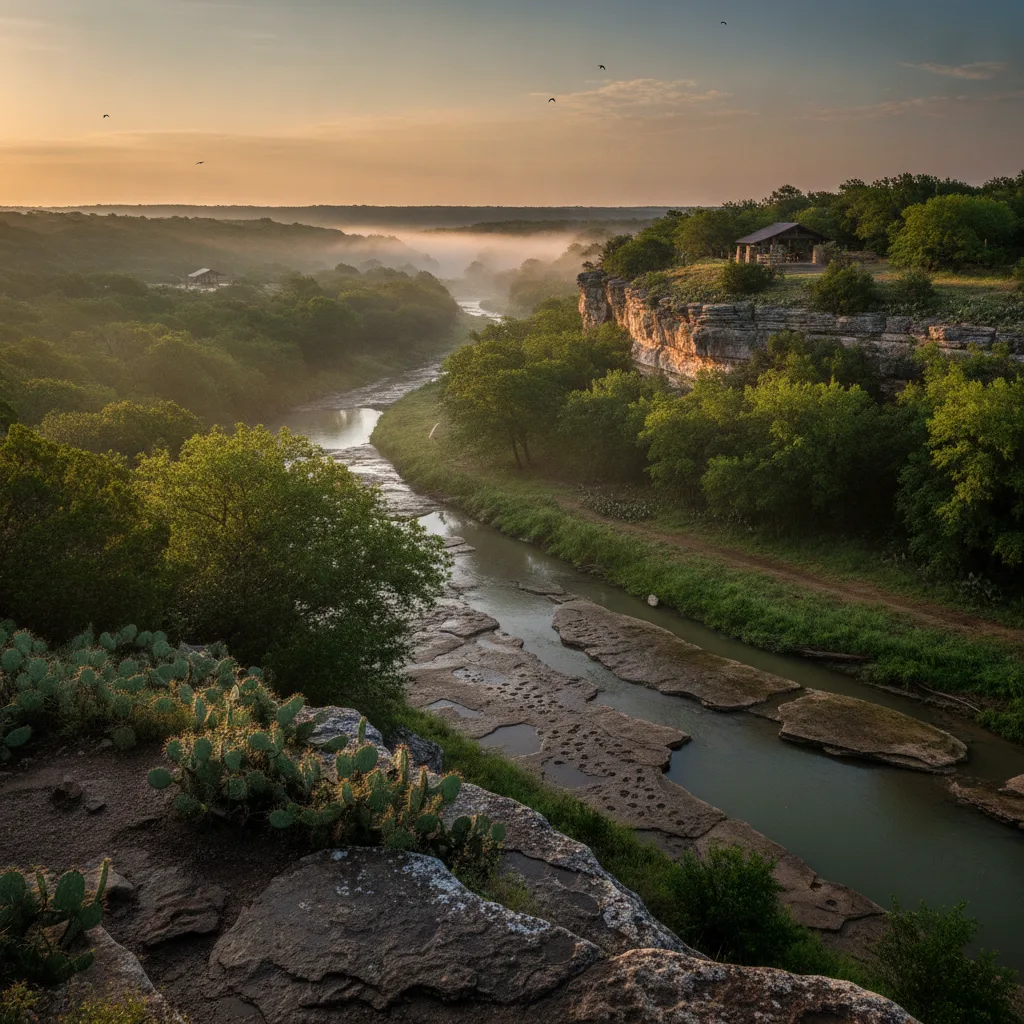 Dinosaur Valley State Park - Overlook Trail, Texas