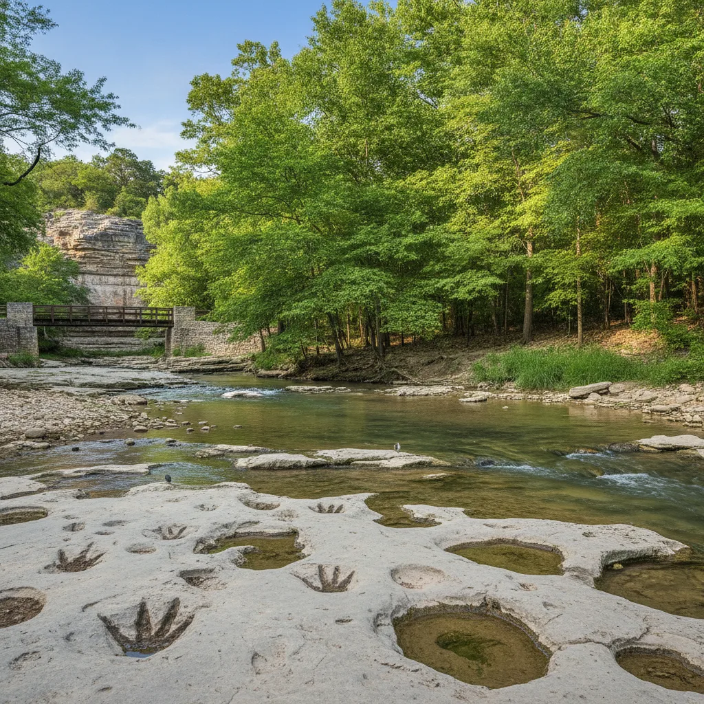 Dinosaur Valley State Park - Paluxy River Access Point, Texas
