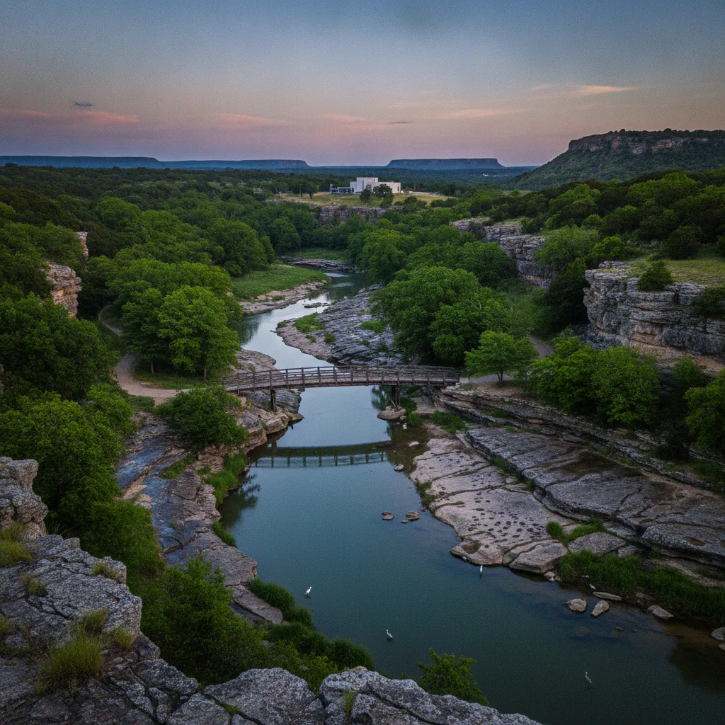 Dinosaur Valley State Park - Paluxy River Trail, Texas