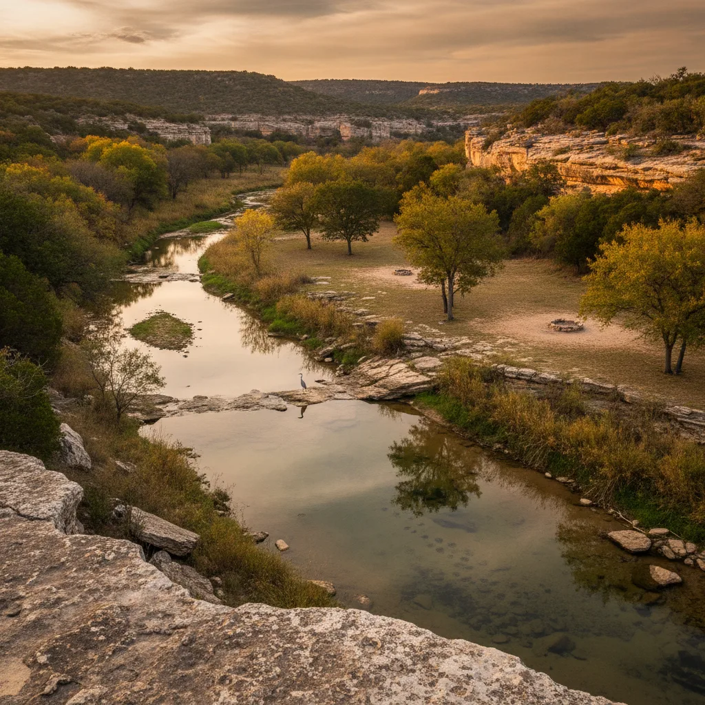 Dinosaur Valley State Park - Primitive Camping Area, Texas