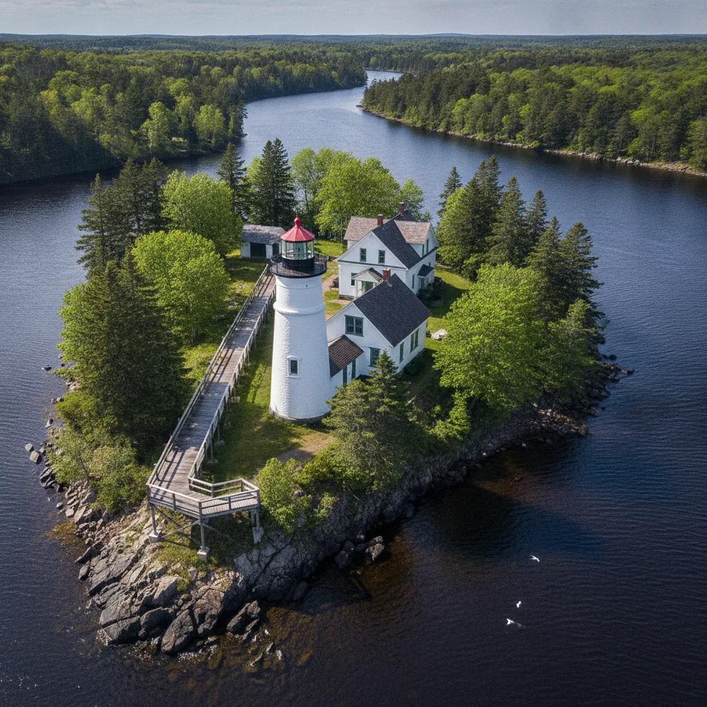Doubling Point Lighthouse, Maine