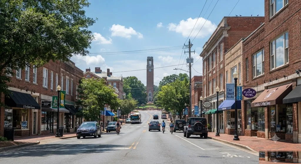 Downtown Chapel Hill, North Carolina