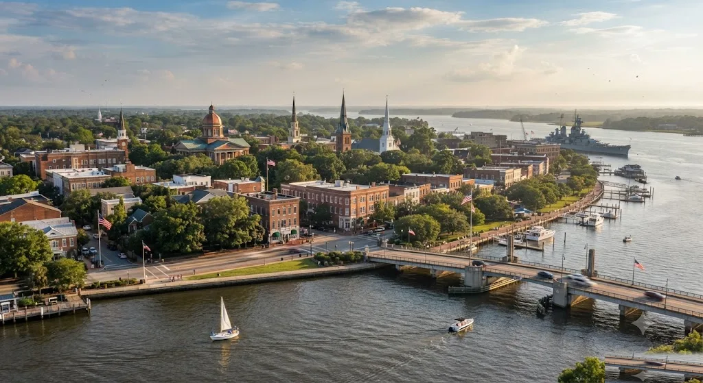 Downtown New Bern, North Carolina