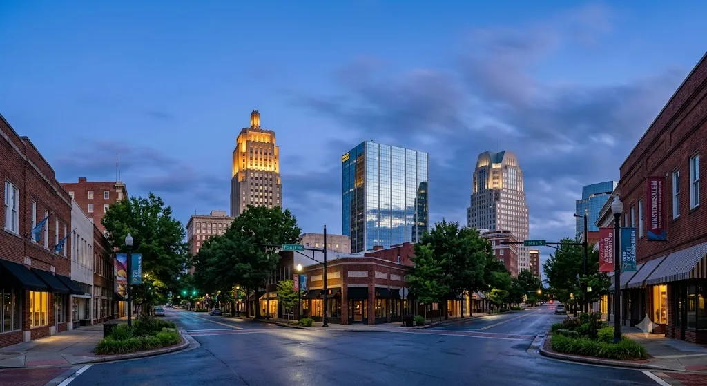 Downtown Winston-Salem, North Carolina
