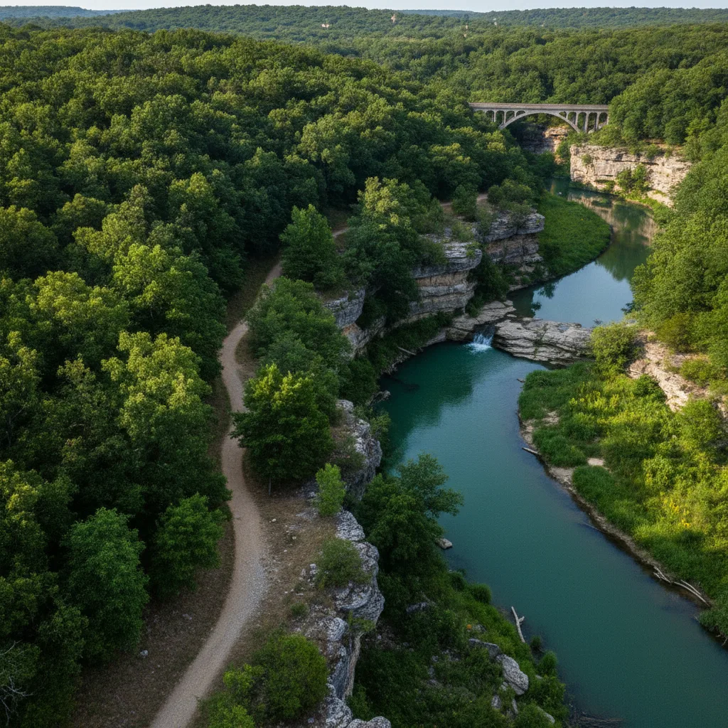 Elk River Hiking Trail, Kansas