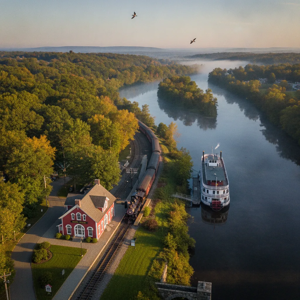 Essex Steam Train & Riverboat, Connecticut