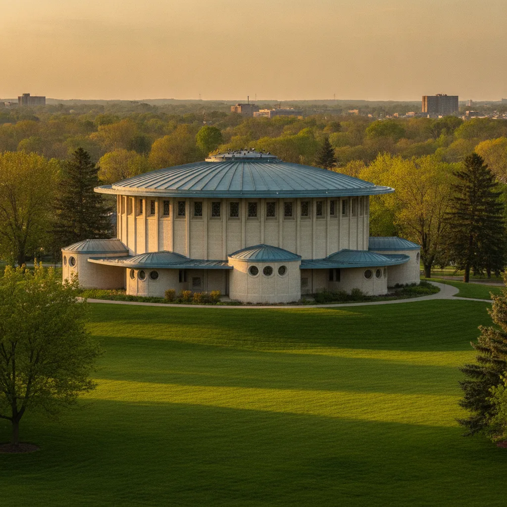Frank Lloyd Wright's Annunciation Greek Orthodox Church, Wisconsin
