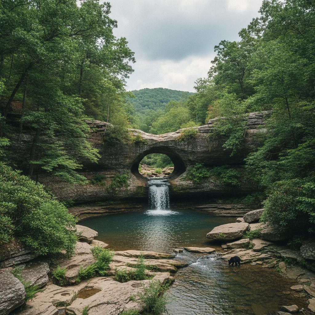 Glory Hole Waterfall, Arkansas