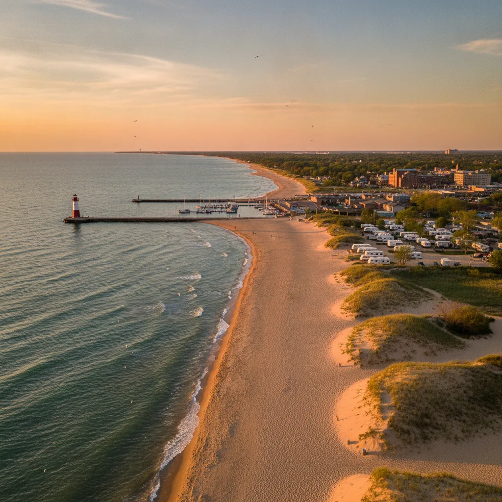 Grand Haven City Beach, Michigan