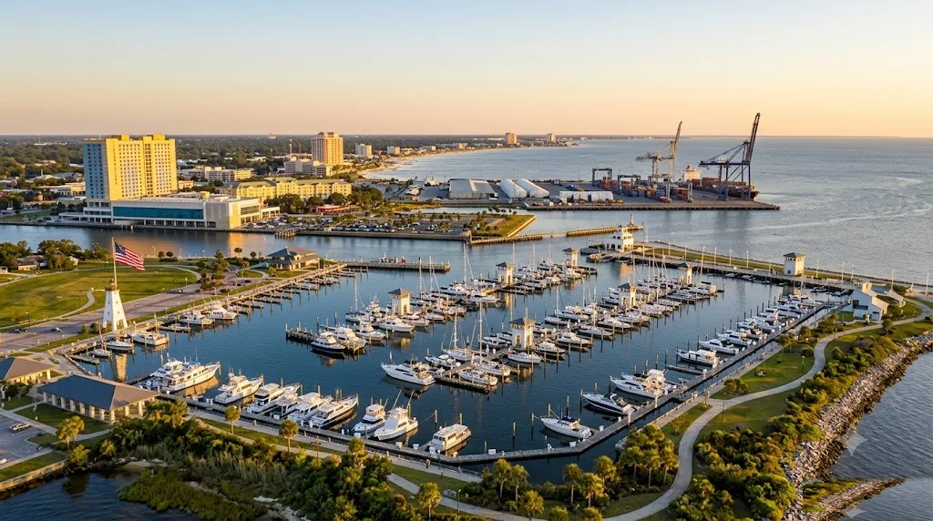 Gulfport Harbor, Mississippi