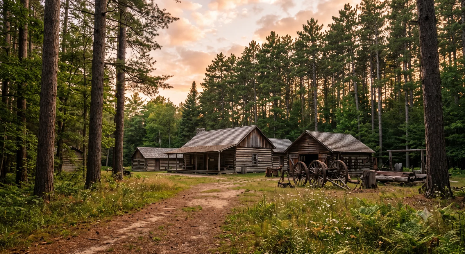 Hartwick Pines State Park Logging Museum, Michigan