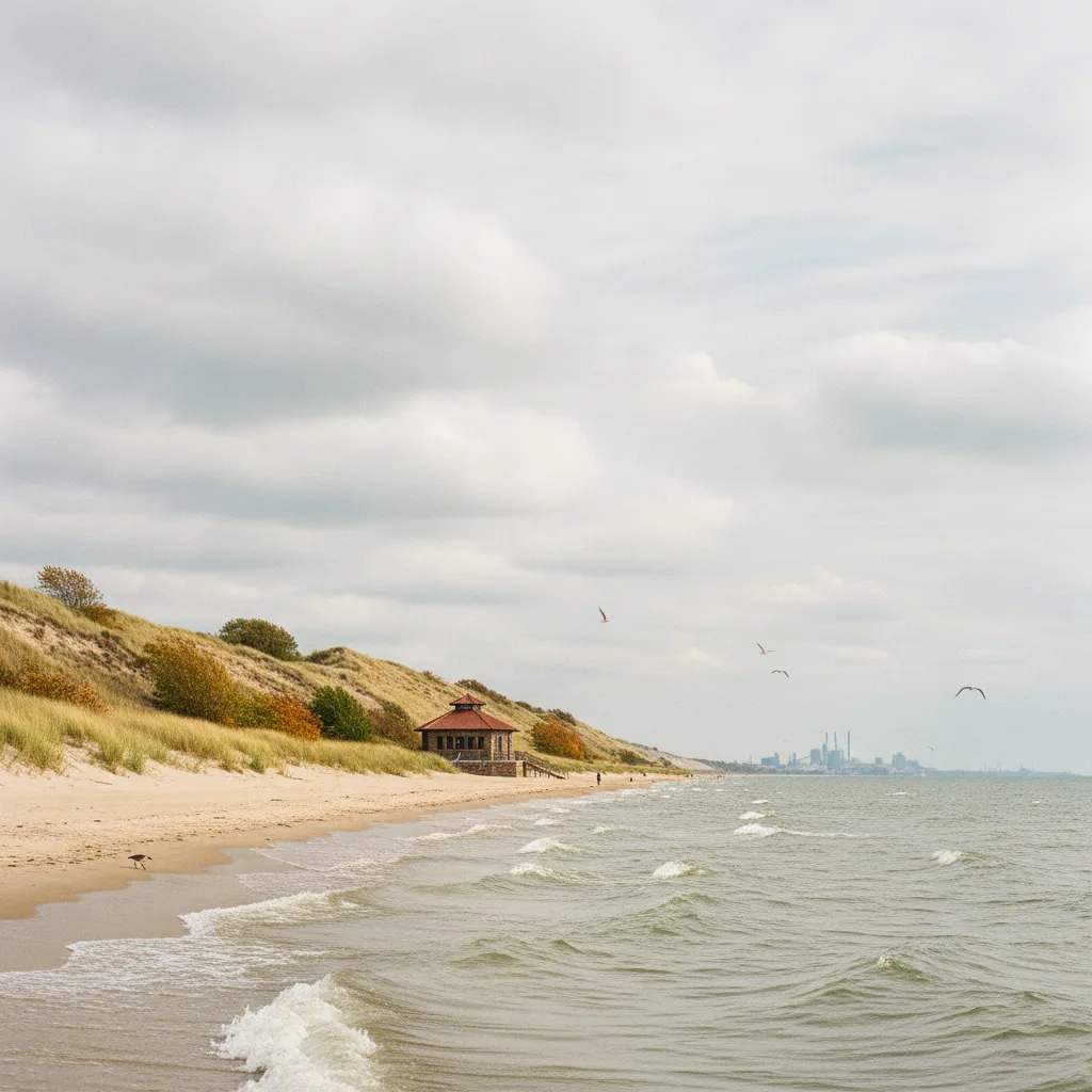 Indiana Dunes State Park Beach, Indiana