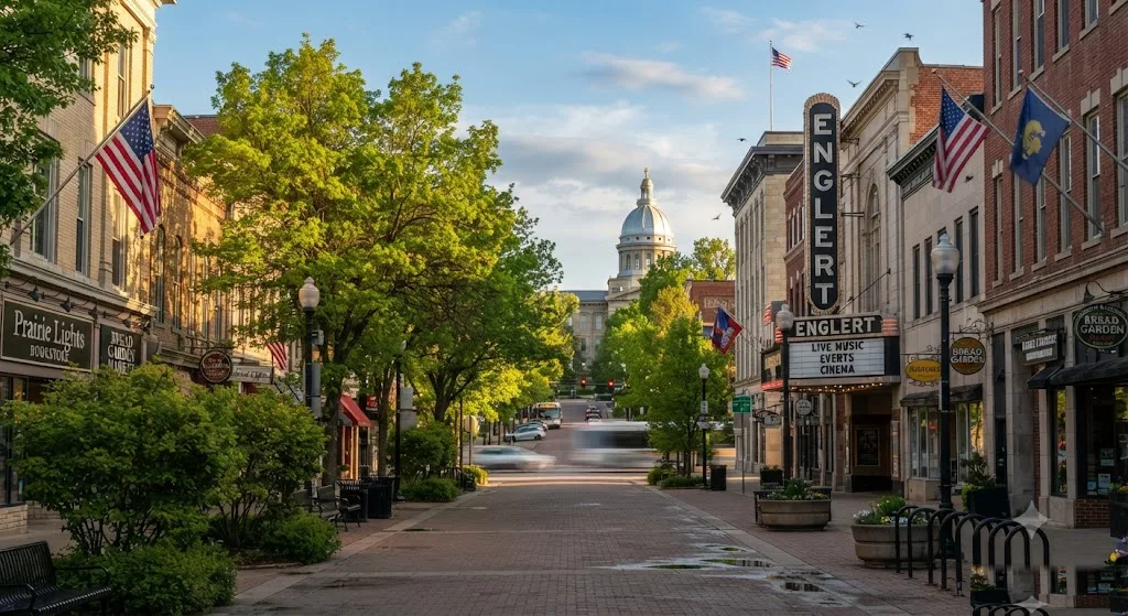 Iowa City Downtown & Pedestrian Mall, Iowa