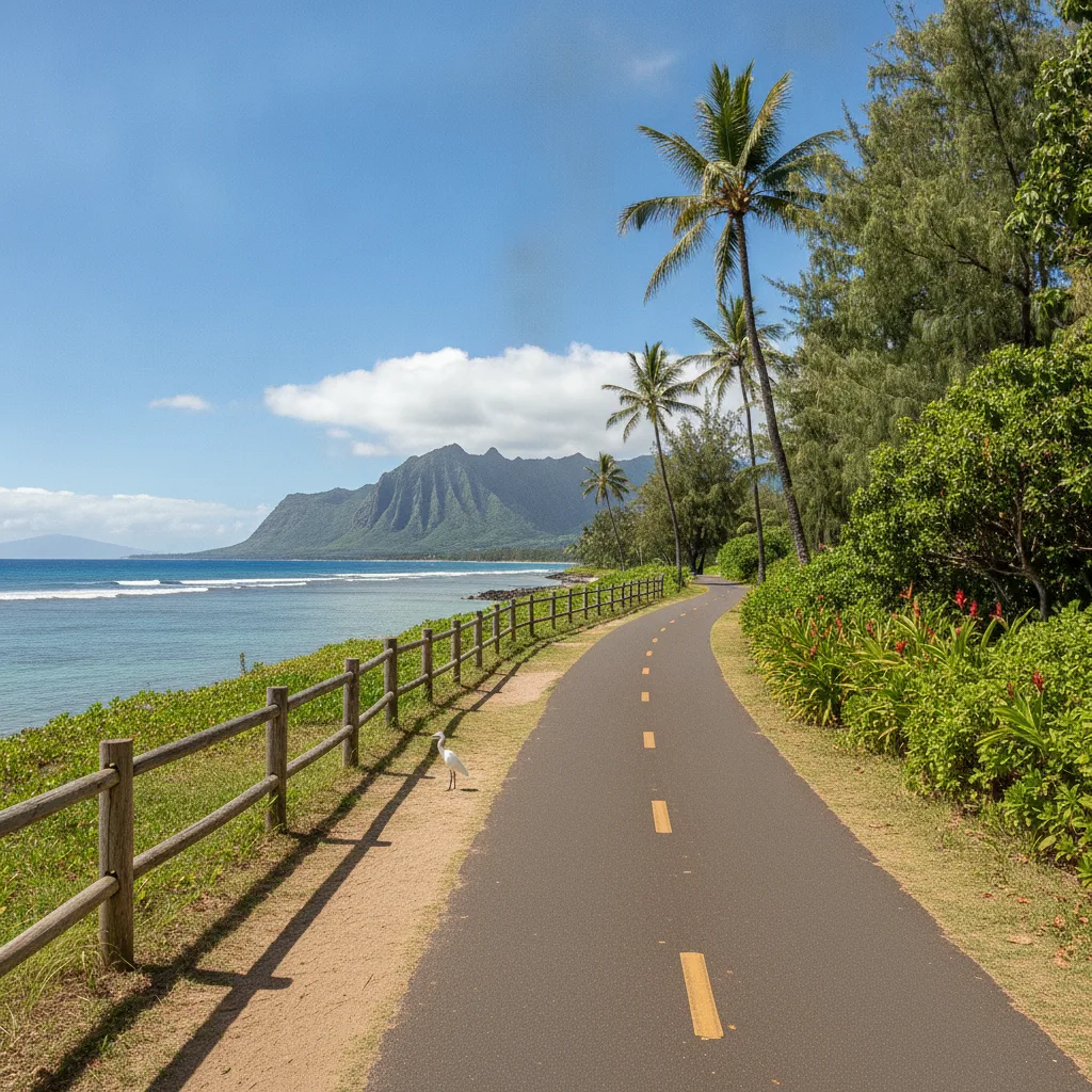 Kapaa Bike Path (Ke Ala Hele Makalae), Hawaii
