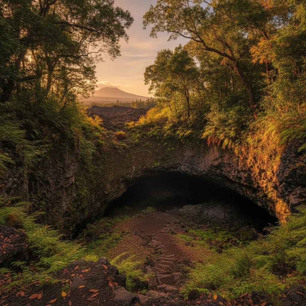 Kaumana Caves Park, Hawaii