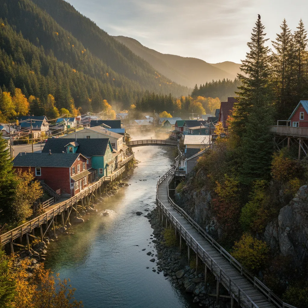 Ketchikan Creek Street, Alaska