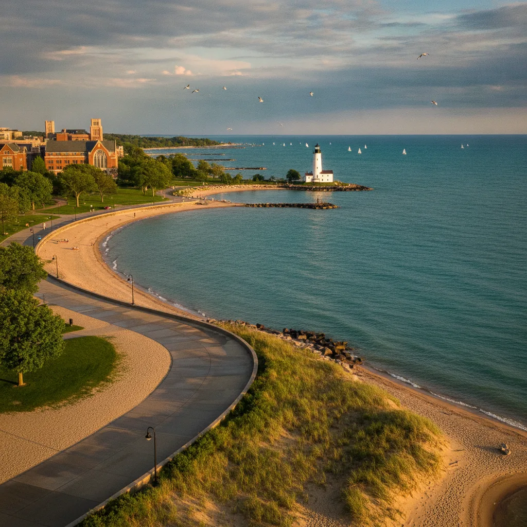 Lake Michigan Beaches (Evanston), Illinois