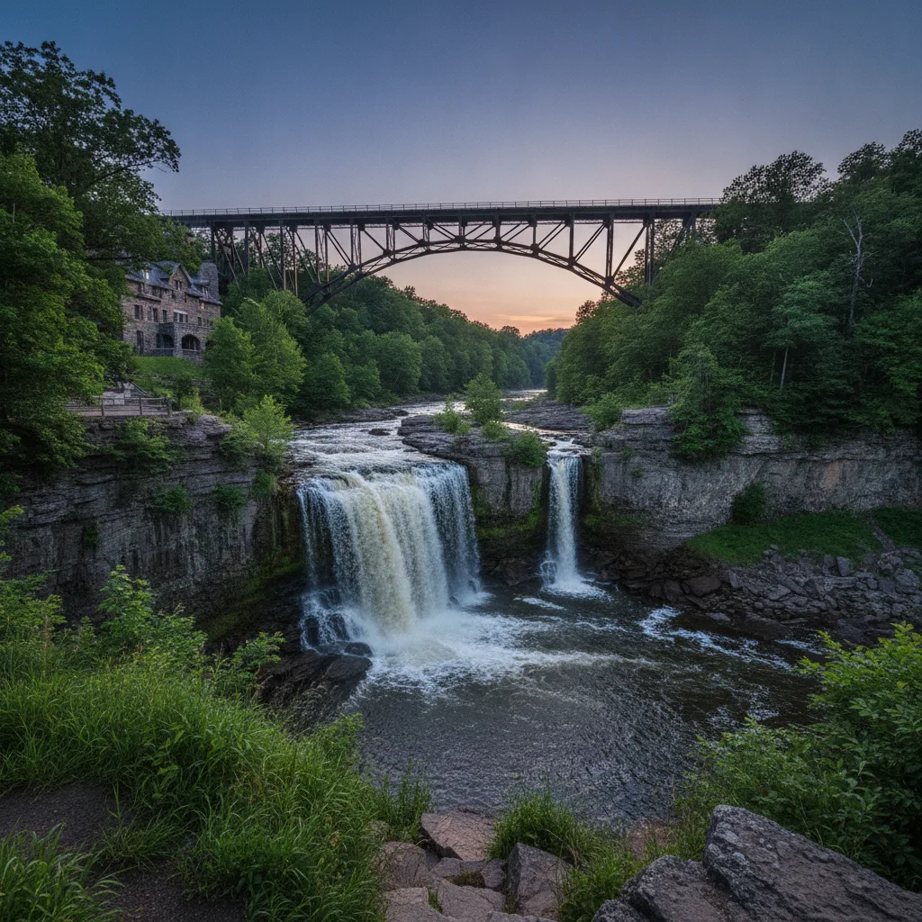Letchworth State Park Upper Falls, New York