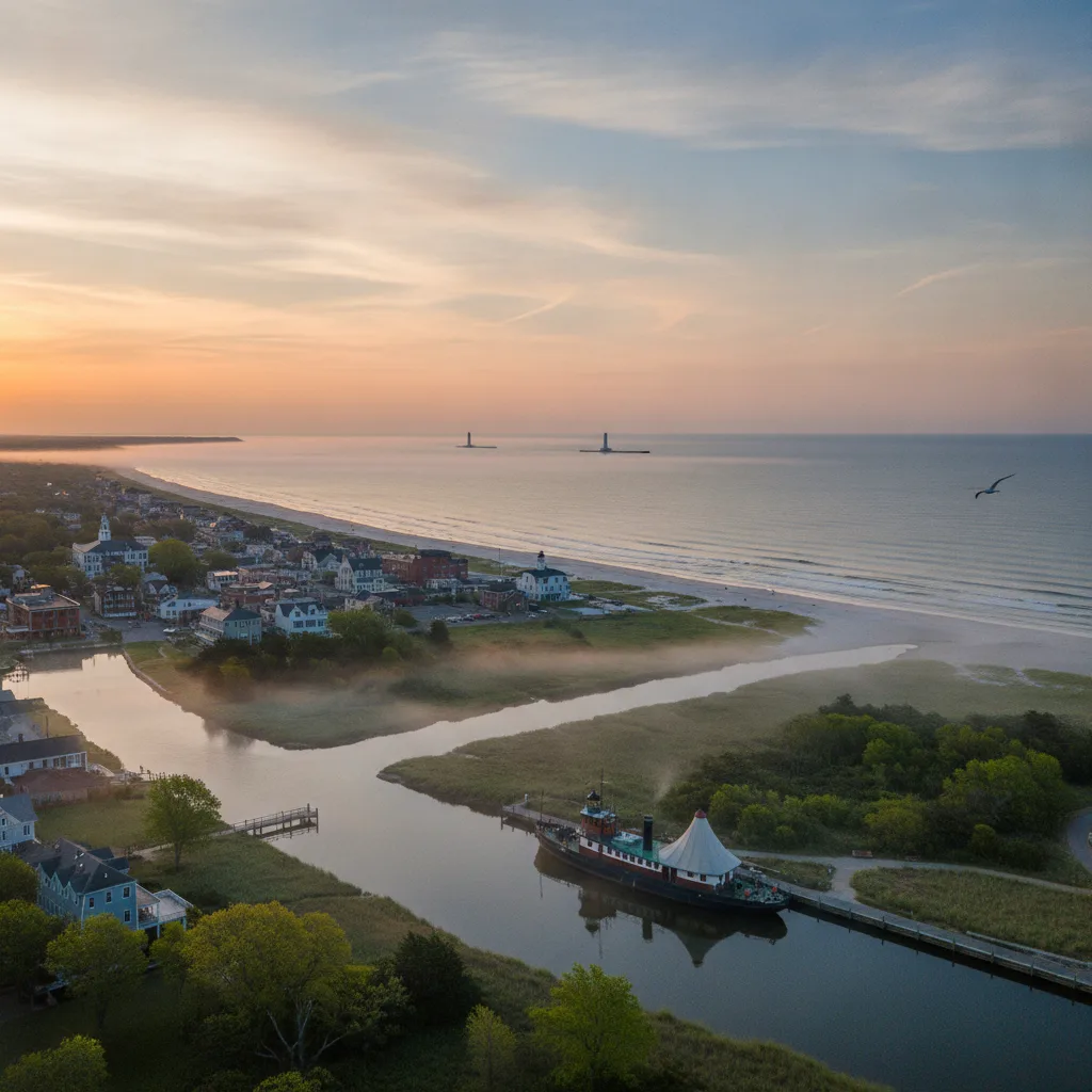 Lewes Beach & Historic Town, Delaware