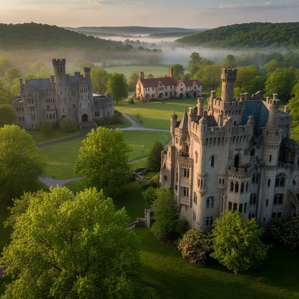 Mercer Mile (Fonthill Castle, Mercer Museum, Moravian Pottery & Tile Works), Pennsylvania