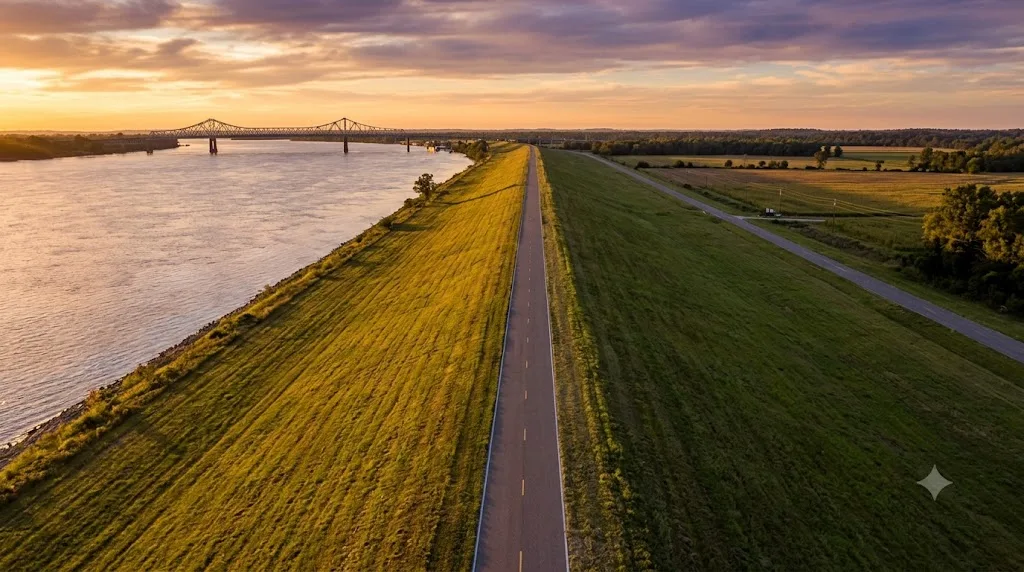 Mississippi River Levee Trail, Mississippi