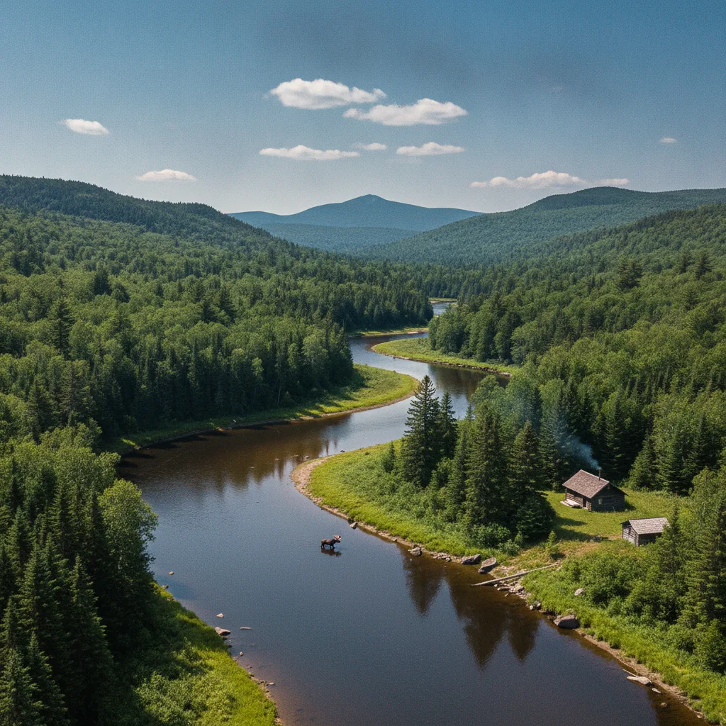 Moose River Bow Trip, Maine