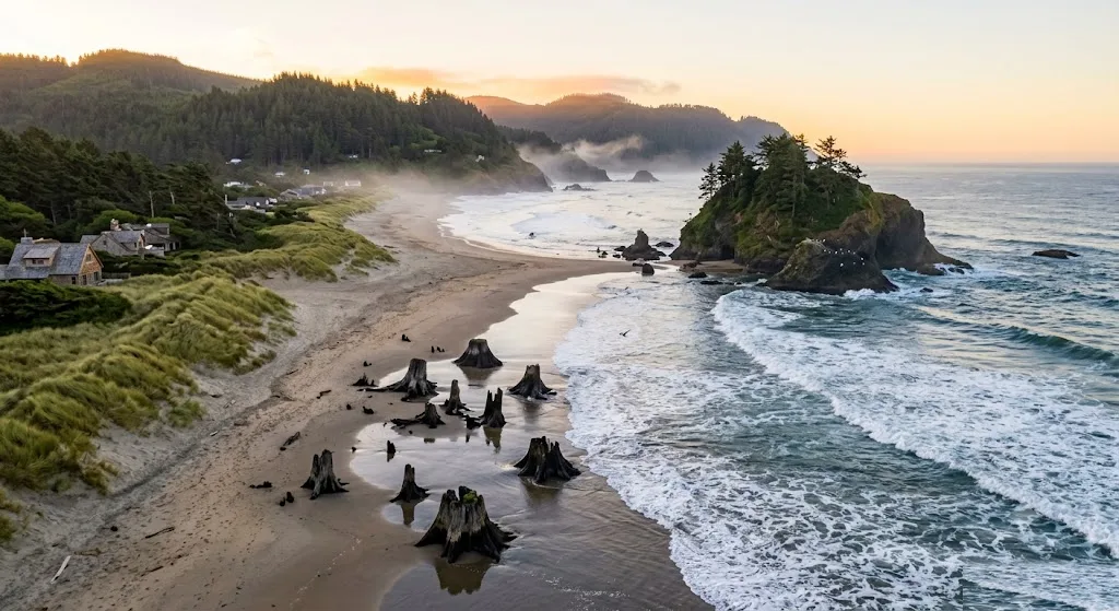 Neskowin Ghost Forest, Oregon