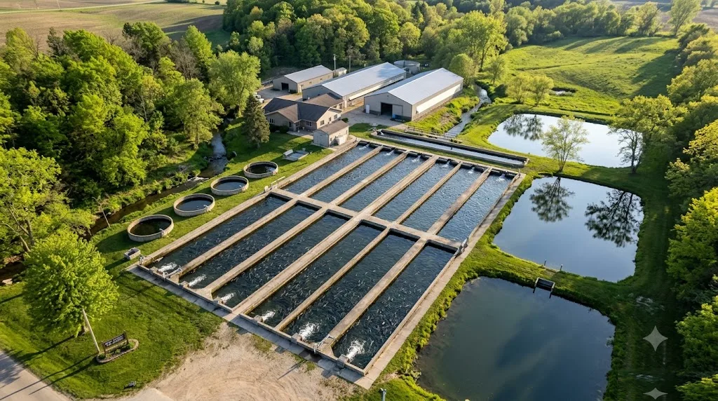 Nevin Springs Fish Hatchery, Wisconsin