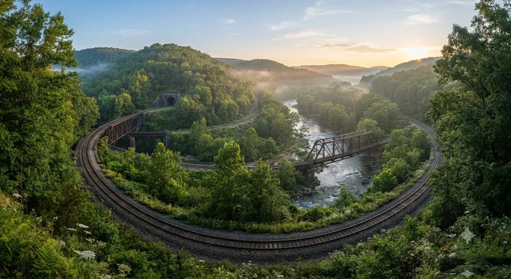 North Bend Rail Trail, West Virginia