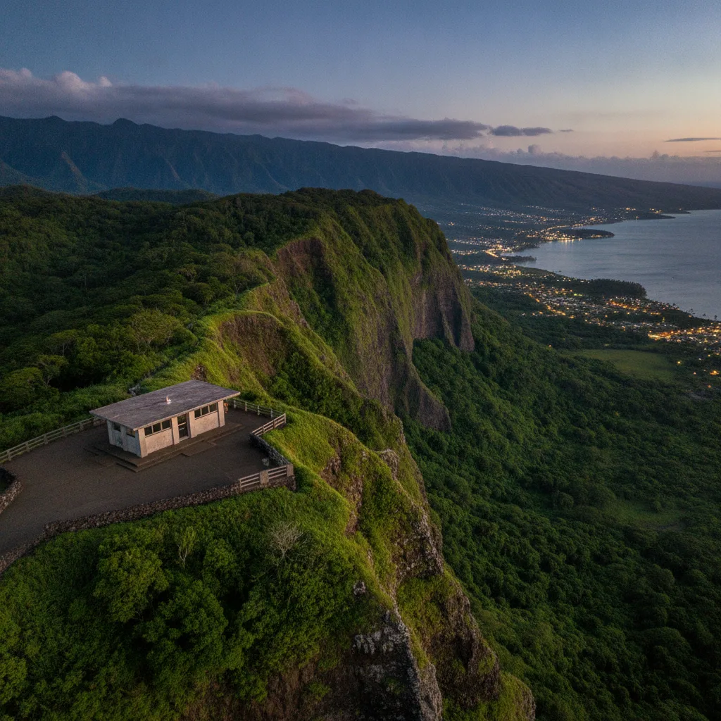 Nu'uanu Pali Lookout, Hawaii