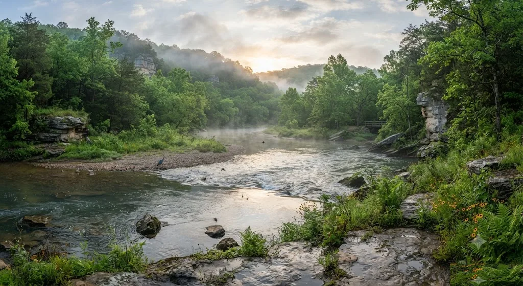 Paddling the Illinois River, Oklahoma