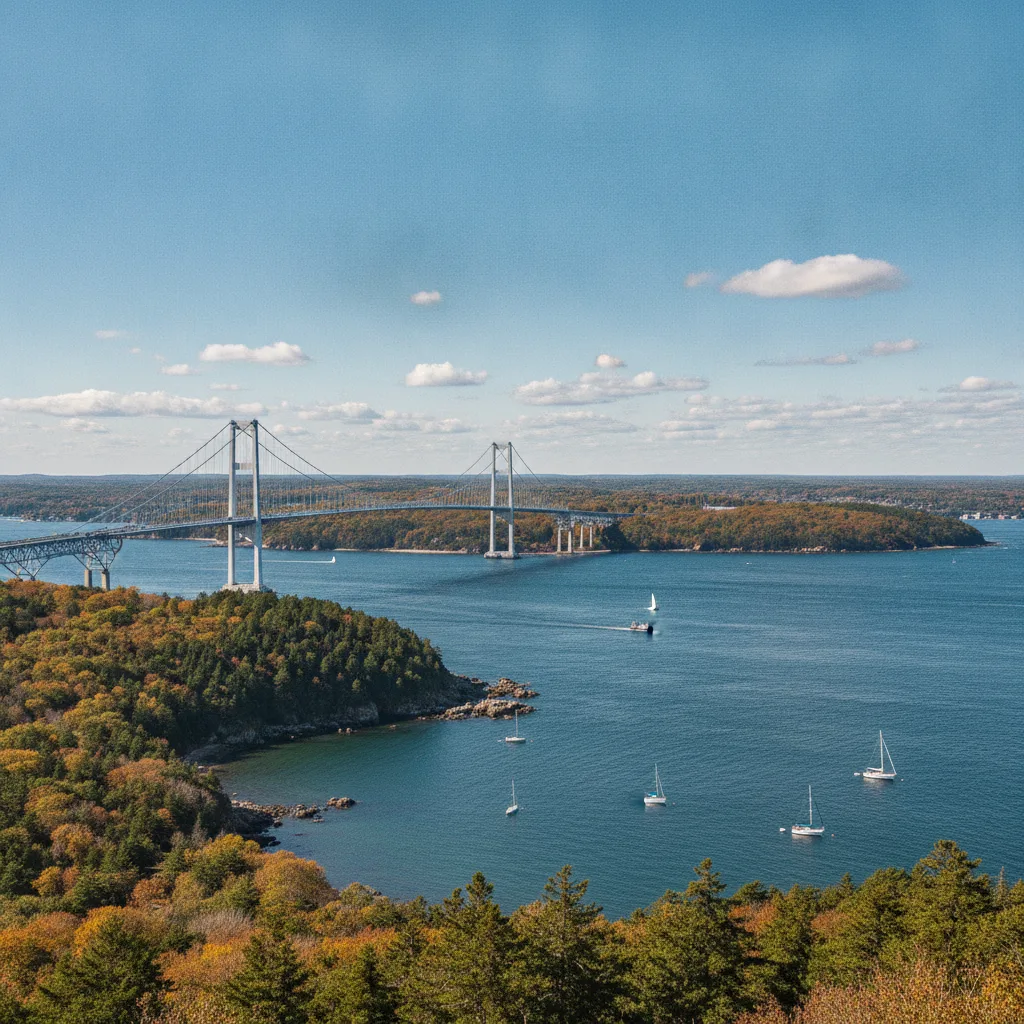 Pell Bridge (Claiborne Pell Newport Bridge), Rhode Island