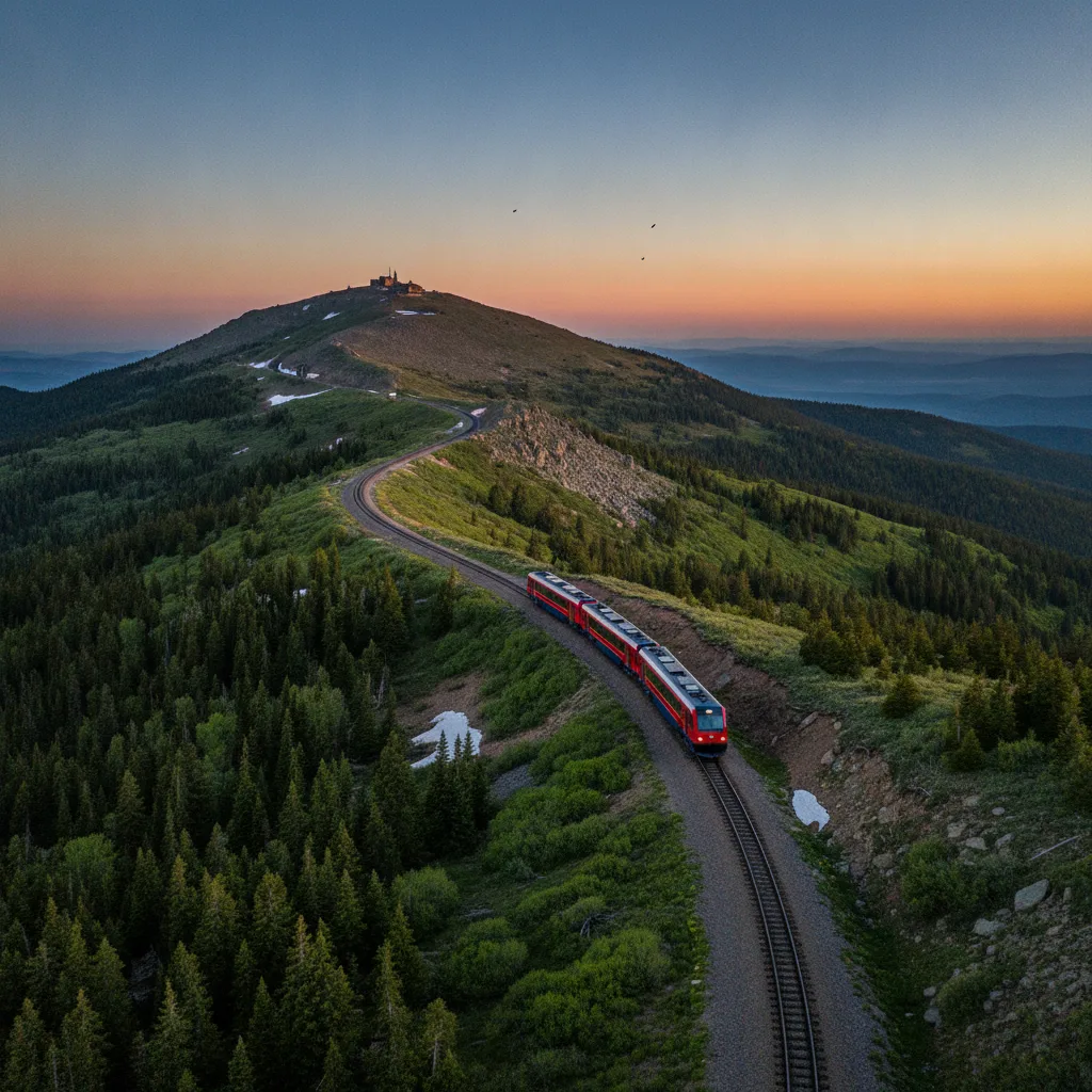Pikes Peak Cog Railway, Colorado
