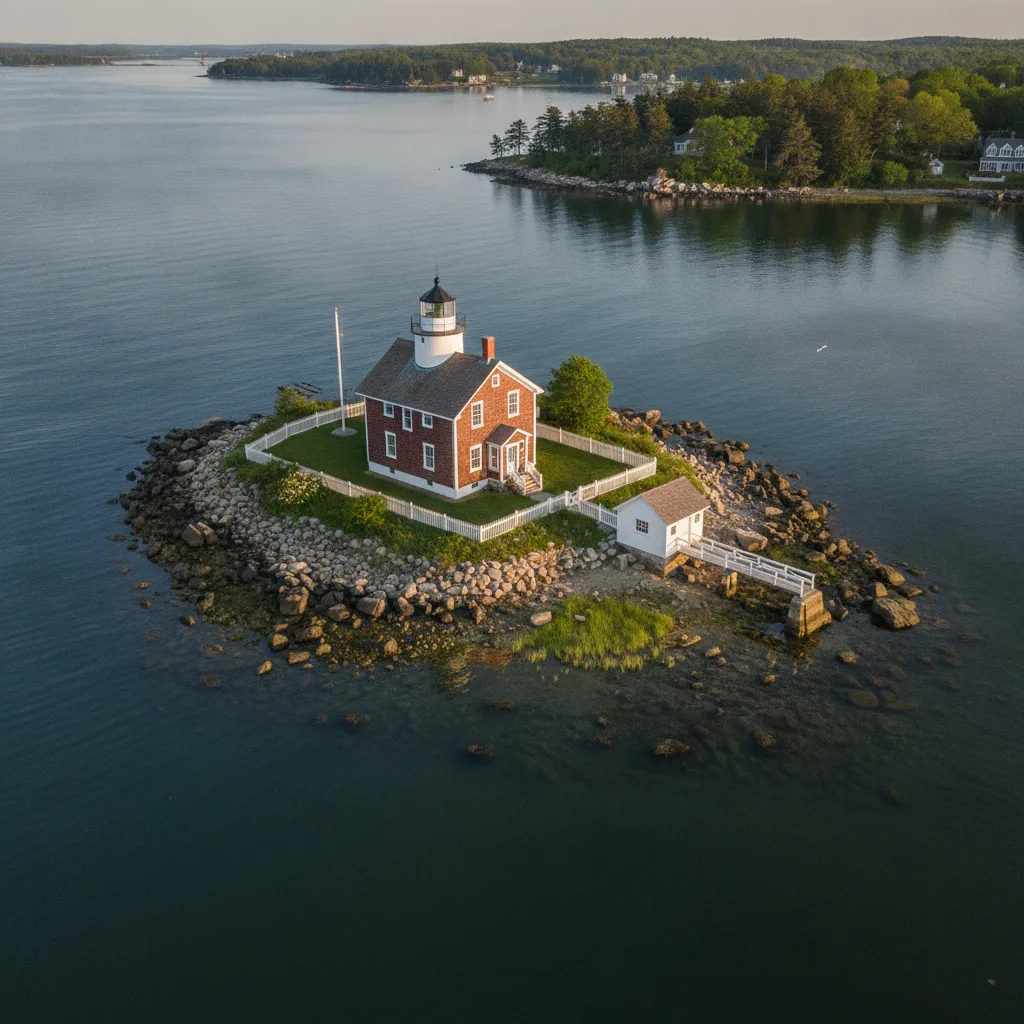 Pomham Rocks Lighthouse, Rhode Island