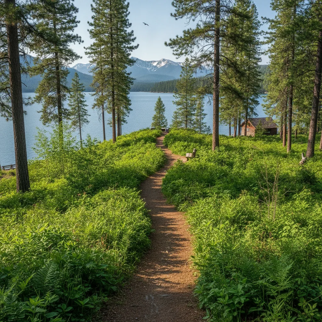 Ponderosa State Park Peninsula Trail, Idaho