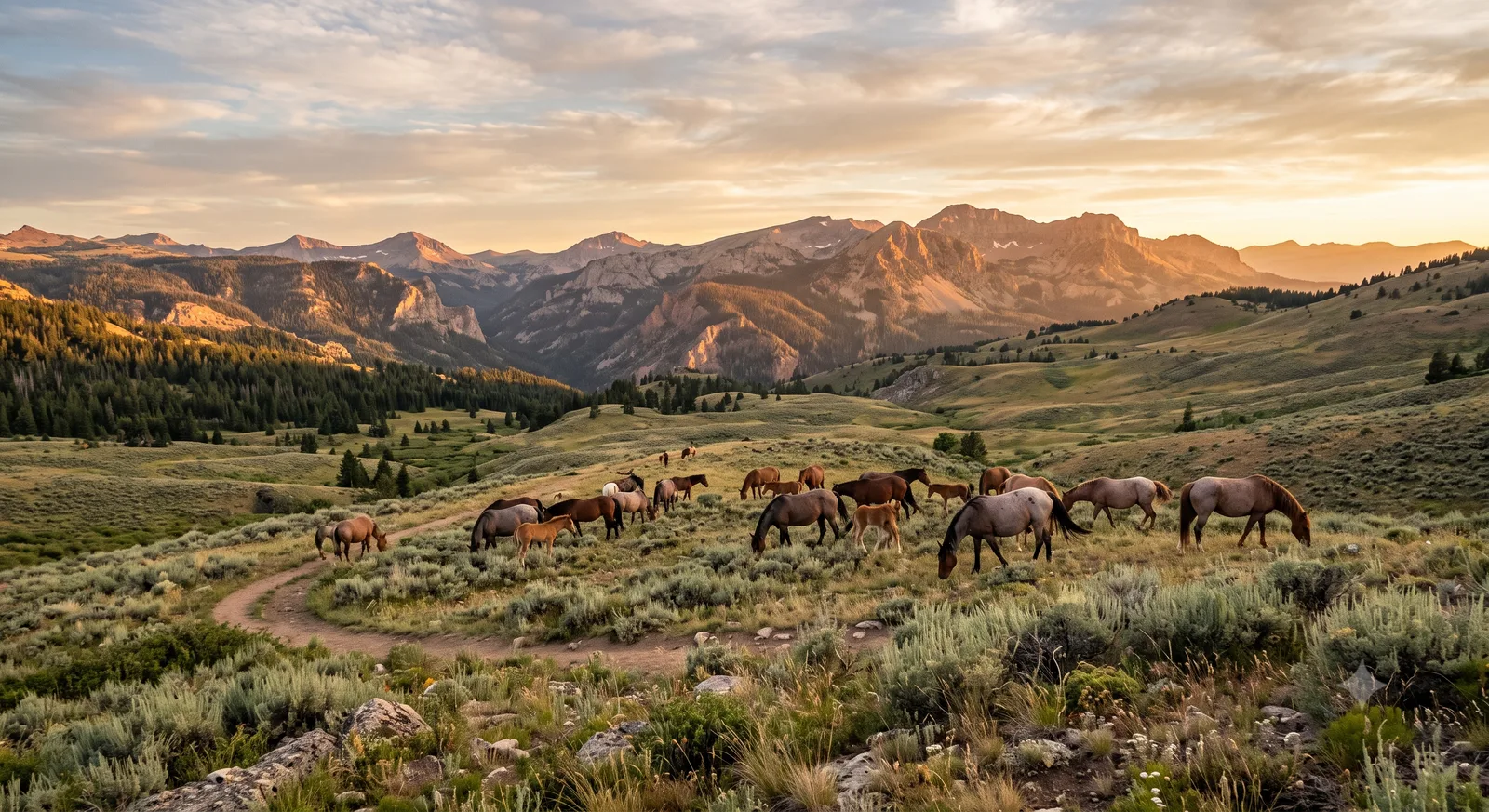Pryor Mountains Wild Horse Range, Montana